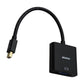 Benfei Mini Display Port (Male) to VGA (Female) Adapter - Black Computer/Network - Monitor/AV Cables & Adapters Benfei - Simple Cell Bulk Wholesale Pricing - USA Seller