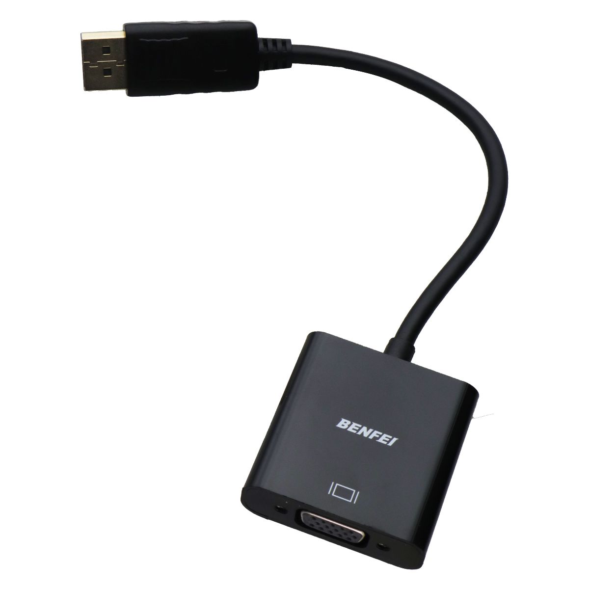 Benfei Display Port (Male) to VGA (Female) Adapter - Black Computer/Network - Monitor/AV Cables & Adapters Benfei - Simple Cell Bulk Wholesale Pricing - USA Seller