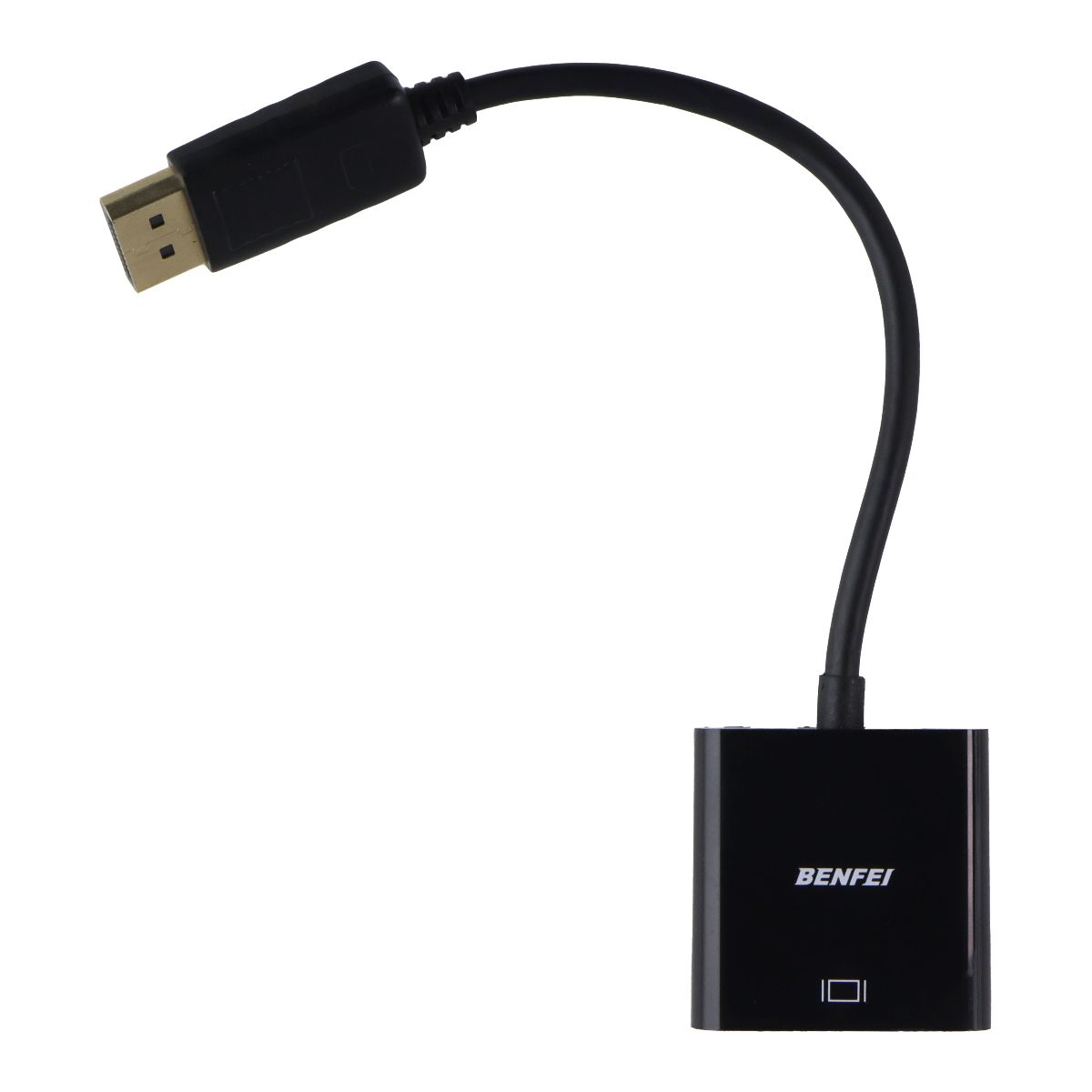 Benfei Display Port (Male) to VGA (Female) Adapter - Black Computer/Network - Monitor/AV Cables & Adapters Benfei - Simple Cell Bulk Wholesale Pricing - USA Seller