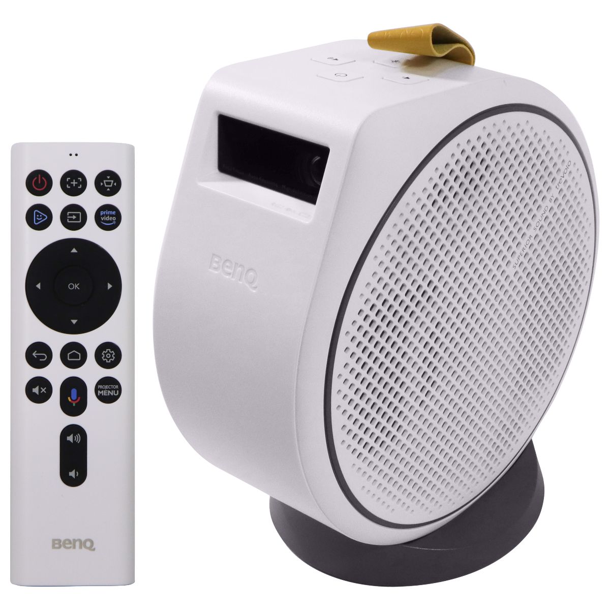 BenQ GV30 Portable LED Projectors with Android TV - White Digital Displays - Projectors Benq - Simple Cell Bulk Wholesale Pricing - USA Seller