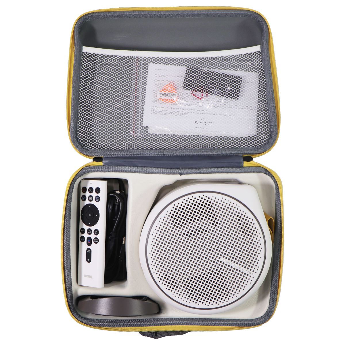 BenQ GV30 Portable LED Projectors with Android TV - White Digital Displays - Projectors Benq - Simple Cell Bulk Wholesale Pricing - USA Seller