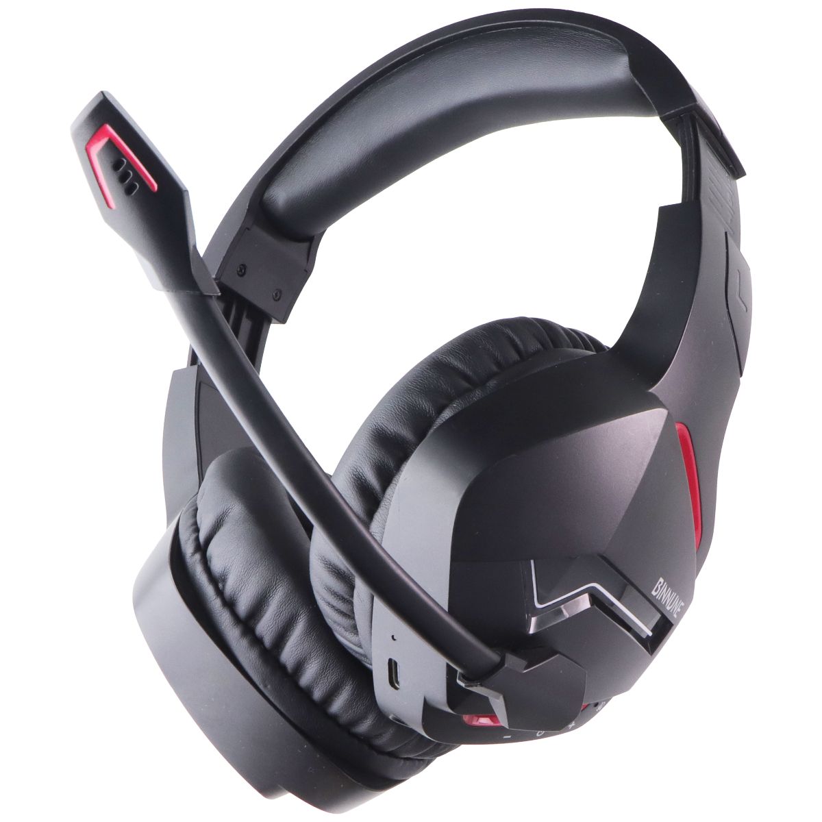 Binnune BW01 Wireless Bluetooth 5.3 Gaming Headset with Mic - Black / Red Gaming/Console - Headsets Binnune - Simple Cell Bulk Wholesale Pricing - USA Seller
