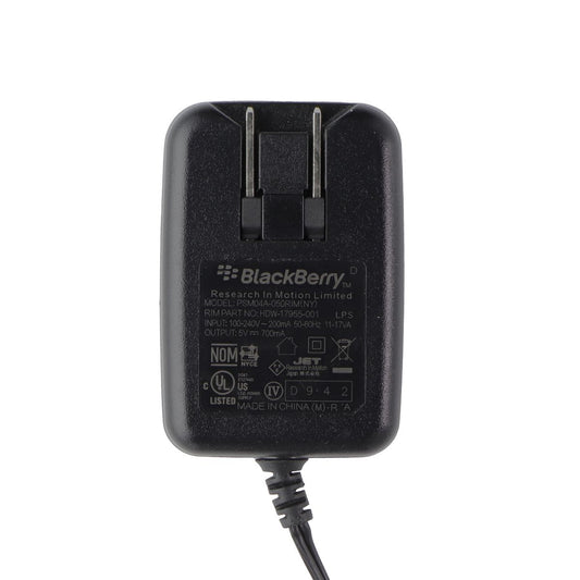 BlackBerry OEM (5V/700mA) Micro-USB Corded Wall Charger - Black (PSM04A-050RIM) Cell Phone - Chargers & Cradles Blackberry - Simple Cell Bulk Wholesale Pricing - USA Seller