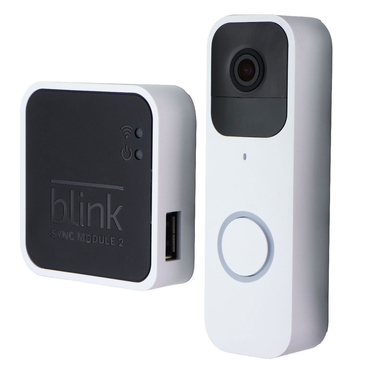 Blink - Wired/Battery Video Doorbell + Sync Module 2 - White Home Improvement - Other Home Improvement Blink - Simple Cell Bulk Wholesale Pricing - USA Seller