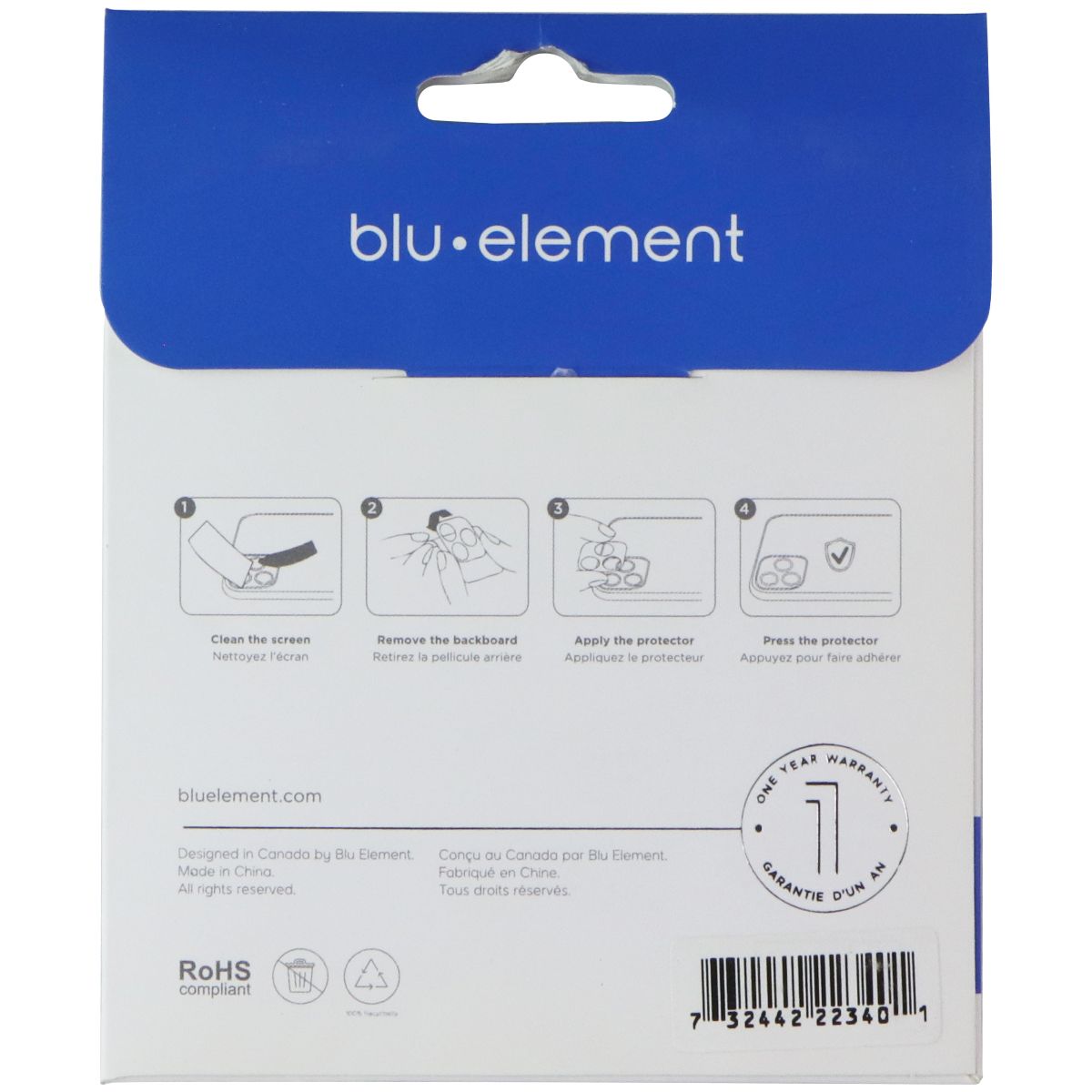 Blu Element Tempered Glass Camera Lens Protector for iPhone 13 & iPhone 13 mini Cell Phone - Screen Protectors Blu Element - Simple Cell Bulk Wholesale Pricing - USA Seller