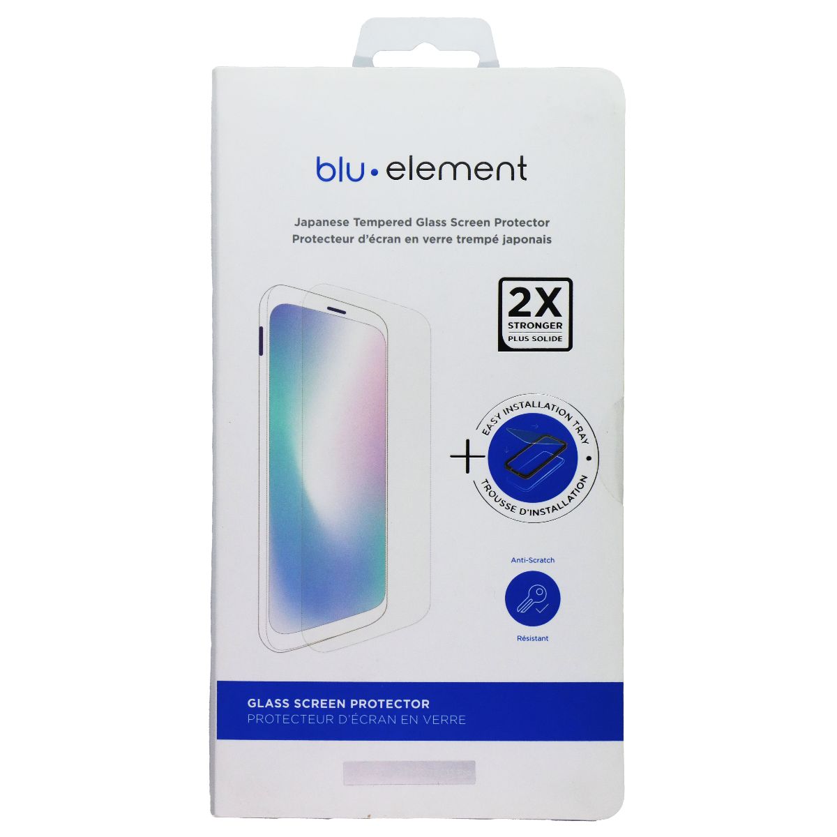BLU Element Glass Screen Protector for Apple iPhone 13 / 13 Pro / 12 / 12 Pro Cell Phone - Screen Protectors Blu Element - Simple Cell Bulk Wholesale Pricing - USA Seller
