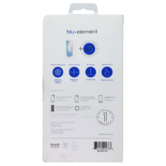 BLU Element Glass Screen Protector for Apple iPhone 13 / 13 Pro / 12 / 12 Pro Cell Phone - Screen Protectors Blu Element - Simple Cell Bulk Wholesale Pricing - USA Seller