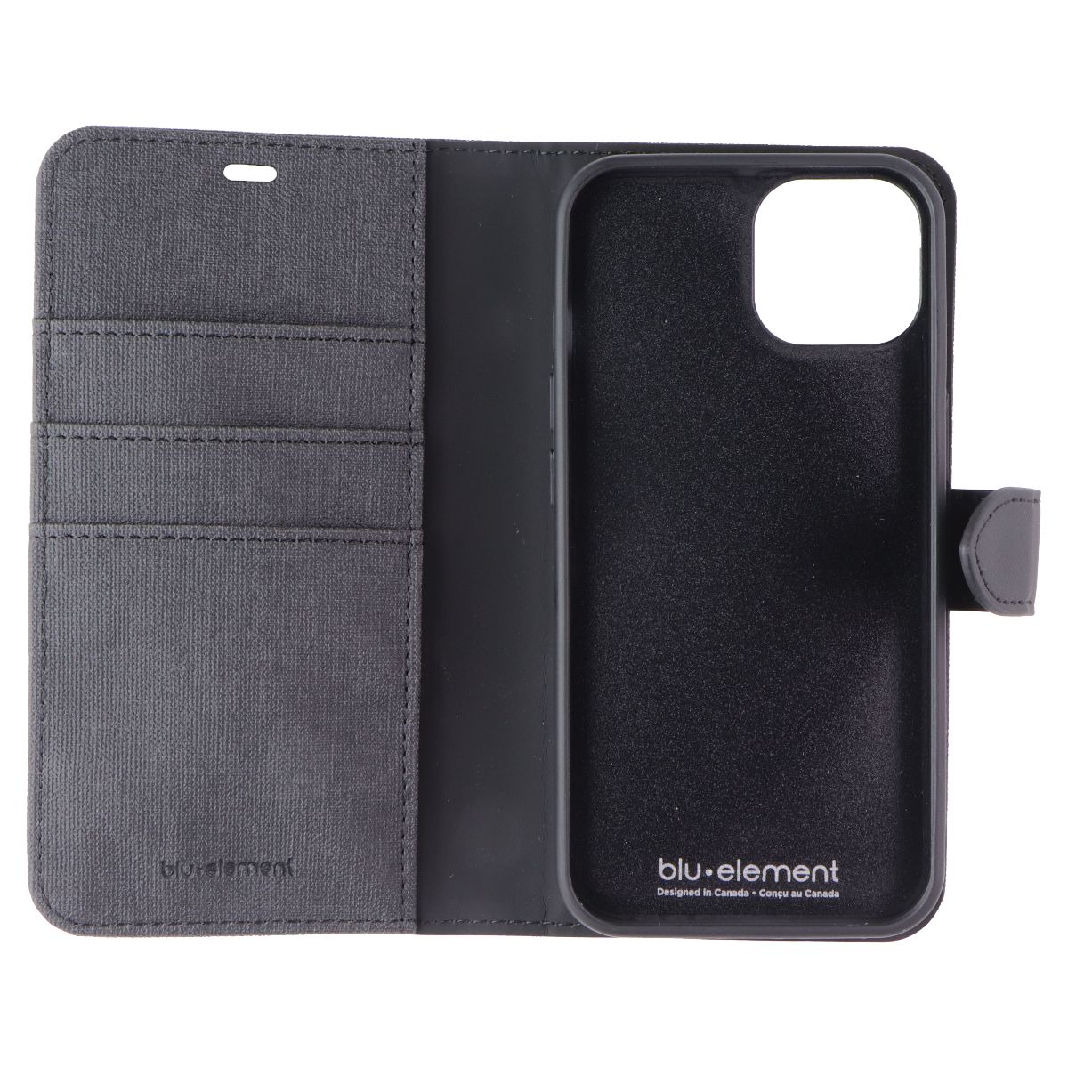 Blu Elements Folio 2-in-1 Series Case for MagSafe for Apple iPhone 14/13 - Black Cell Phone - Cases, Covers & Skins Blu Element - Simple Cell Bulk Wholesale Pricing - USA Seller