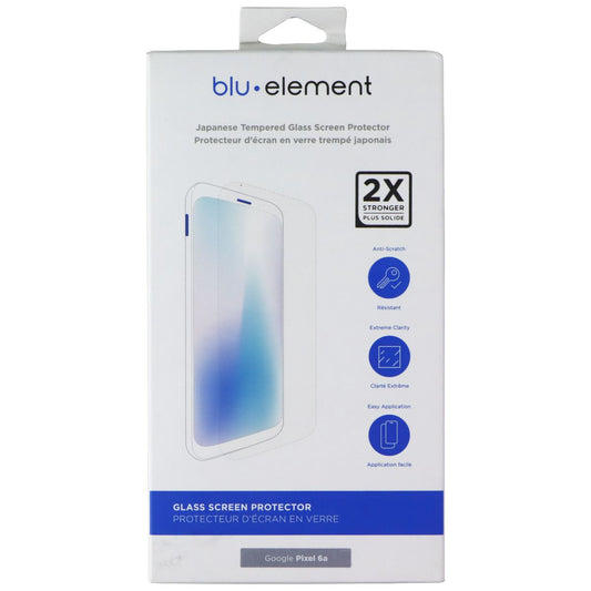 BLU Element Glass Screen Protector for Google Pixel 6a - Clear Cell Phone - Screen Protectors Blu Element - Simple Cell Bulk Wholesale Pricing - USA Seller