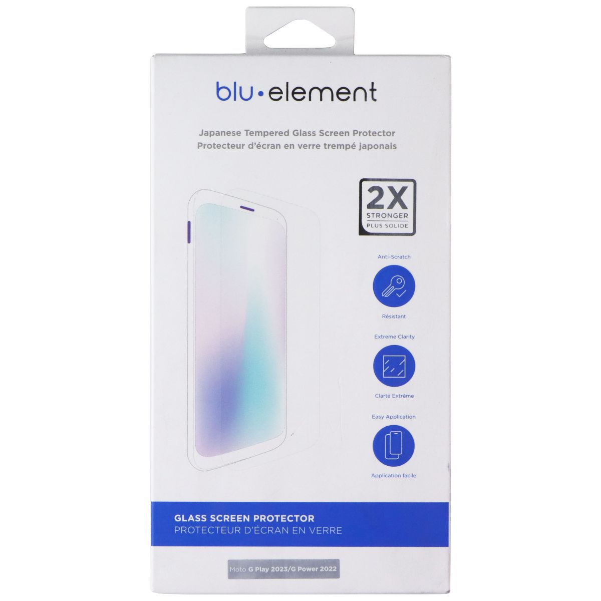 Blu Element Screen Protector for Motorola Moto G Play 2023 / G Power 2022 Cell Phone - Screen Protectors Blu Element - Simple Cell Bulk Wholesale Pricing - USA Seller
