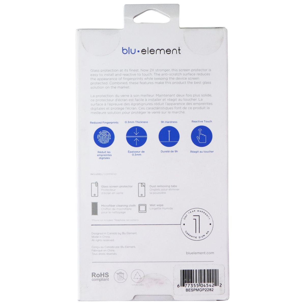 Blu Element Screen Protector for Motorola Moto G Play 2023 / G Power 2022 Cell Phone - Screen Protectors Blu Element - Simple Cell Bulk Wholesale Pricing - USA Seller