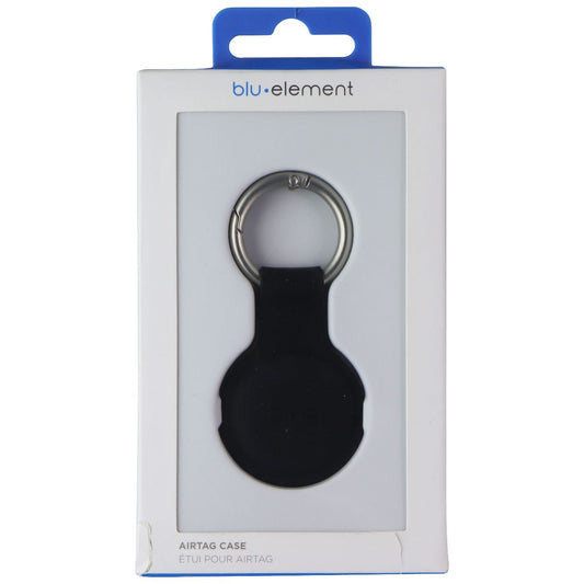 Blu Element Gel Skin AirTag Case with Spring O Ring - Black Cell Phone - Other Accessories Blu Element - Simple Cell Bulk Wholesale Pricing - USA Seller