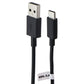 BLU USB-C to A Data Cable (BPI0001417, BPI0001691, BPI0001761) 6 Foot - Black Cell Phone - Cables & Adapters BLU - Simple Cell Bulk Wholesale Pricing - USA Seller