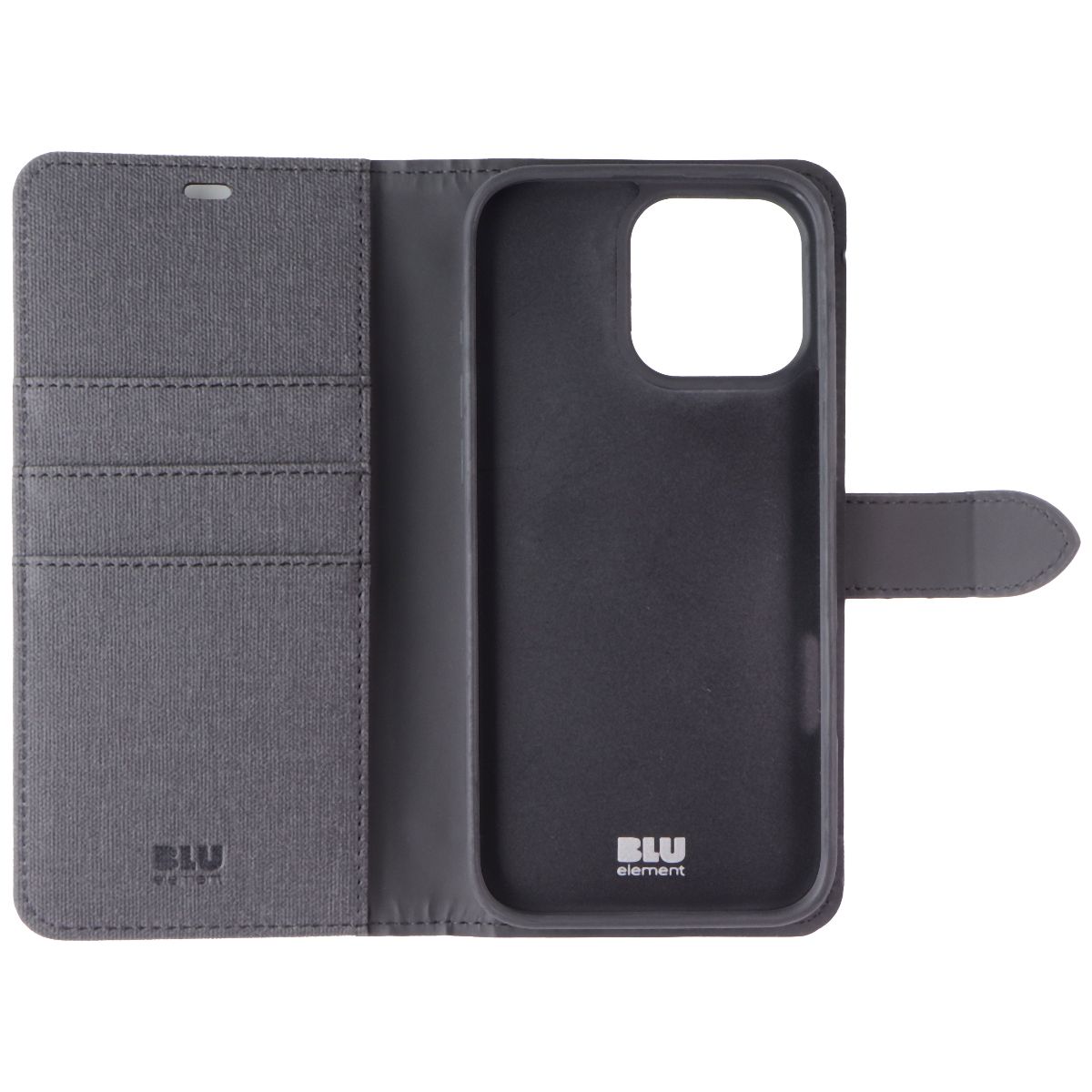 BLU Elements Folio 2-in-1 Case for MagSafe for Apple iPhone 16 Pro Max - Black Cell Phone - Cases, Covers & Skins Blu Element - Simple Cell Bulk Wholesale Pricing - USA Seller