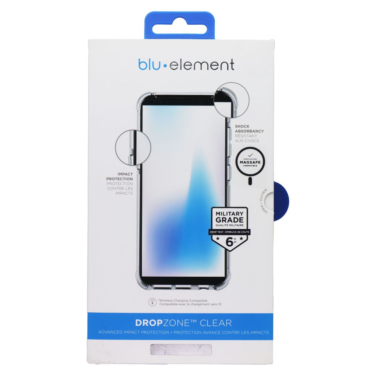 BLU Element DropZone Clear Series Case for Apple iPhone 14 Plus - Clear Cell Phone - Cases, Covers & Skins BLU - Simple Cell Bulk Wholesale Pricing - USA Seller