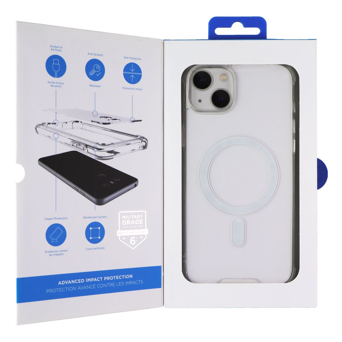 BLU Element DropZone Clear Series Case for Apple iPhone 14 Plus - Clear Cell Phone - Cases, Covers & Skins BLU - Simple Cell Bulk Wholesale Pricing - USA Seller