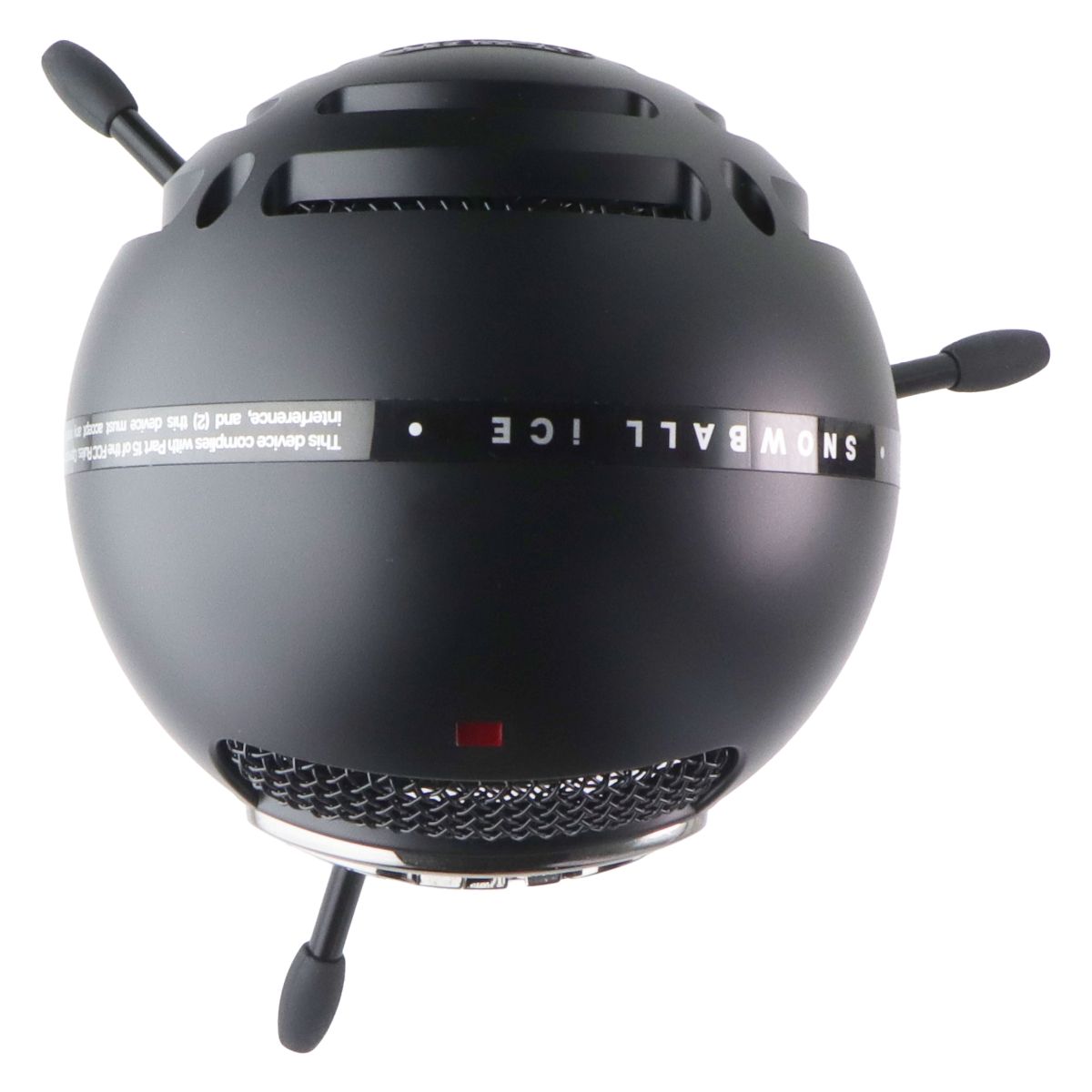 Blue Snowball iCE Series Plug and Play Condenser Microphone Cardioid - Black Computer Accessories - Microphones Blue - Simple Cell Bulk Wholesale Pricing - USA Seller