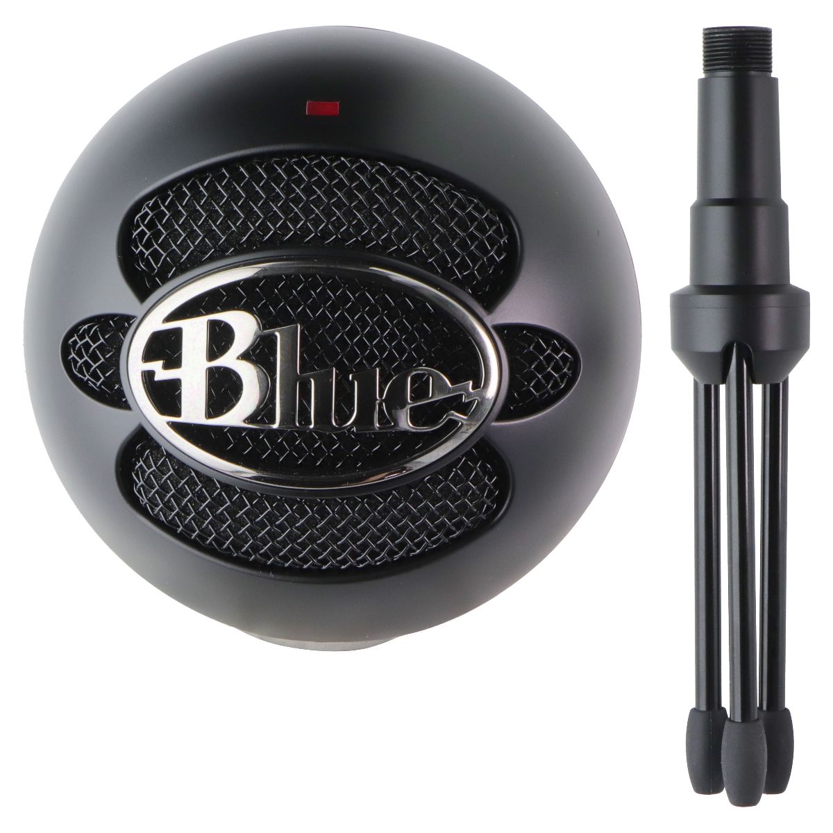 Blue Snowball iCE Series Plug and Play Condenser Microphone Cardioid - Black Computer Accessories - Microphones Blue - Simple Cell Bulk Wholesale Pricing - USA Seller