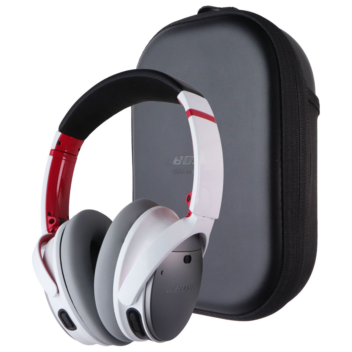 Bose QuietComfort 35 Wireless Headphones II Custom Edition - Silver/Red/White