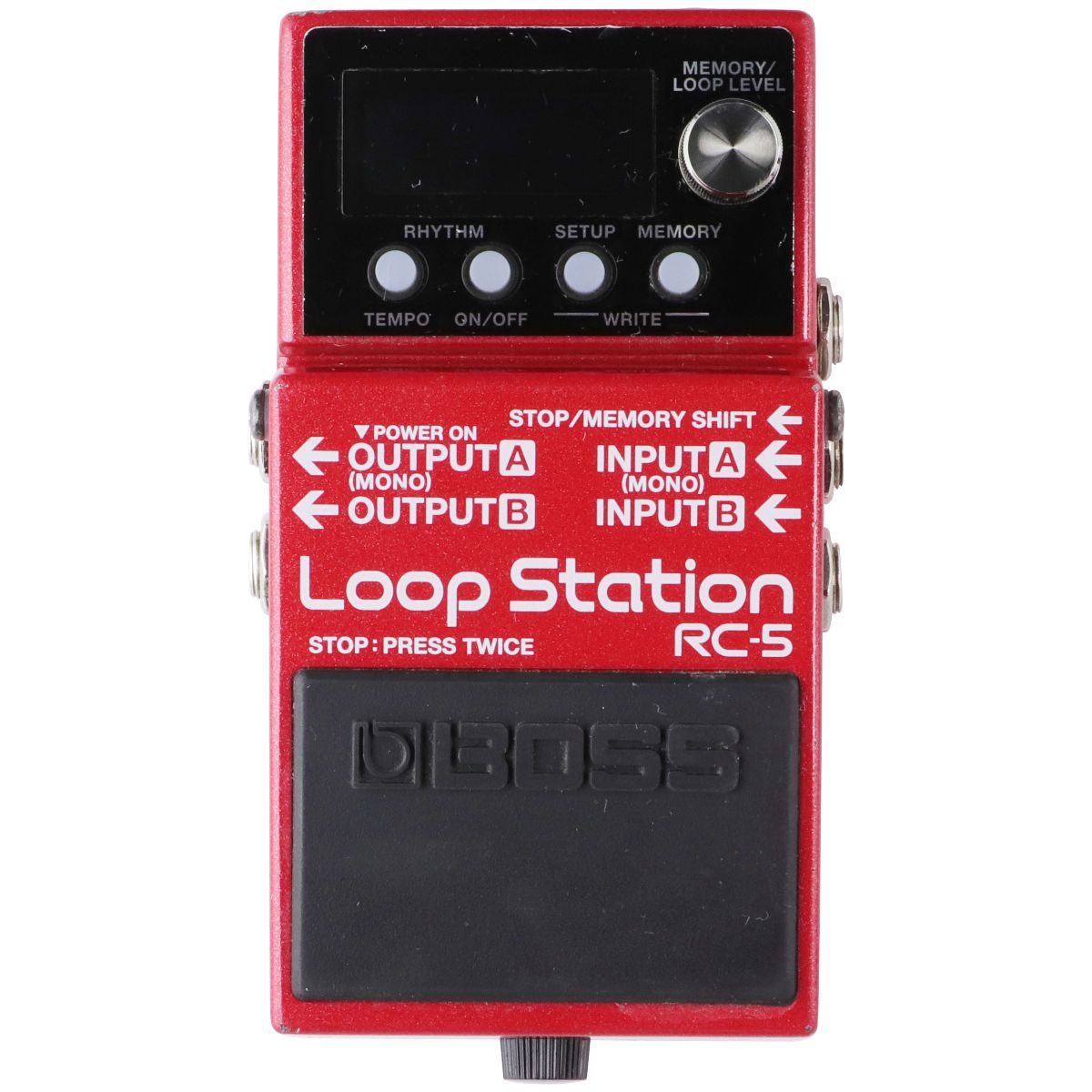 BOSS RC-5 Loop Station Looper Pedal for Guitars - Red Guitar & Bass Accessories - Other Guitar & Bass Accessories (Pedal) Boss Audio Systems - Simple Cell Bulk Wholesale Pricing - USA Seller