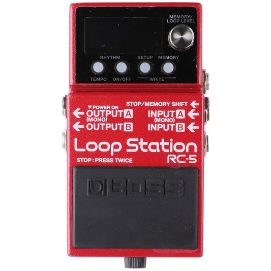BOSS RC-5 Loop Station Looper Pedal for Guitars - Red Guitar & Bass Accessories - Other Guitar & Bass Accessories (Pedal) Boss Audio Systems - Simple Cell Bulk Wholesale Pricing - USA Seller