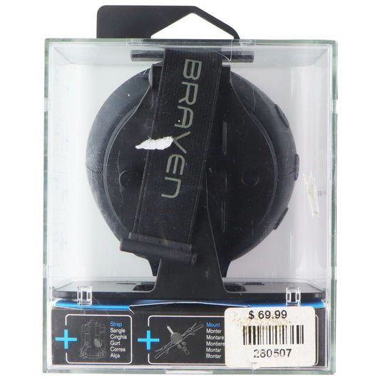 Braven 105 Wireless Portable Waterproof Bluetooth Speaker w/ Action Mount -Black Cell Phone - Audio Docks & Speakers Braven - Simple Cell Bulk Wholesale Pricing - USA Seller