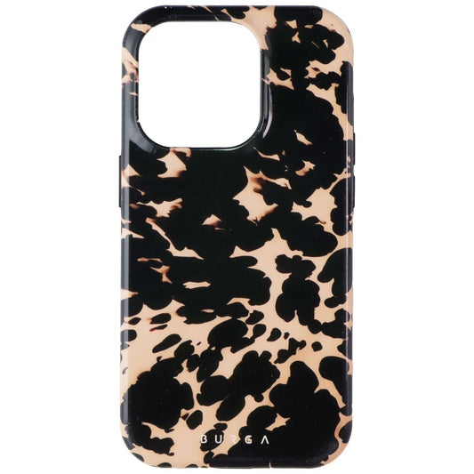 BURGA Designer Pattern Phone Case for Apple iPhone 15 Pro - Tan/Black Cell Phone - Cases, Covers & Skins BURGA - Simple Cell Bulk Wholesale Pricing - USA Seller