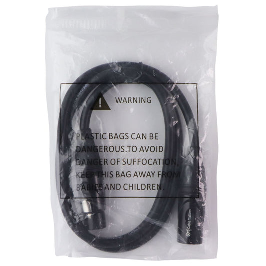 Cable Matters (3-Foot) XLR Male to Female Microphone Cable - Black (1 Pack) Pro Audio Equipment - Cables, Snakes & Interconnects Cable Matters - Simple Cell Bulk Wholesale Pricing - USA Seller