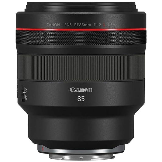 Canon Lens RF85mm F1.2 L USM with Lens Case and Lens Hood - Black Camera Accessories - Lenses Canon - Simple Cell Bulk Wholesale Pricing - USA Seller