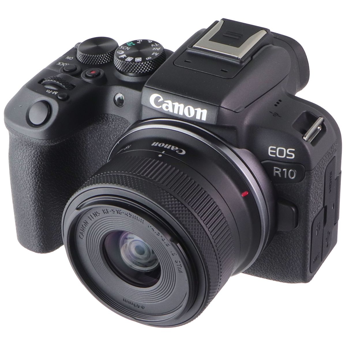Canon EOS R10 Mirrorless Camera with RF-S18-45mm F4.5-6.3 IS STM Lens Kit Digital Camera - Digital & DSLR Cameras Canon - Simple Cell Bulk Wholesale Pricing - USA Seller