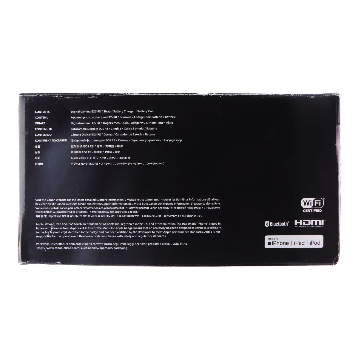 Canon EOS R8 Full-Frame Mirrorless Camera (Body Only) - Black Digital Camera - Digital & DSLR Cameras Canon - Simple Cell Bulk Wholesale Pricing - USA Seller