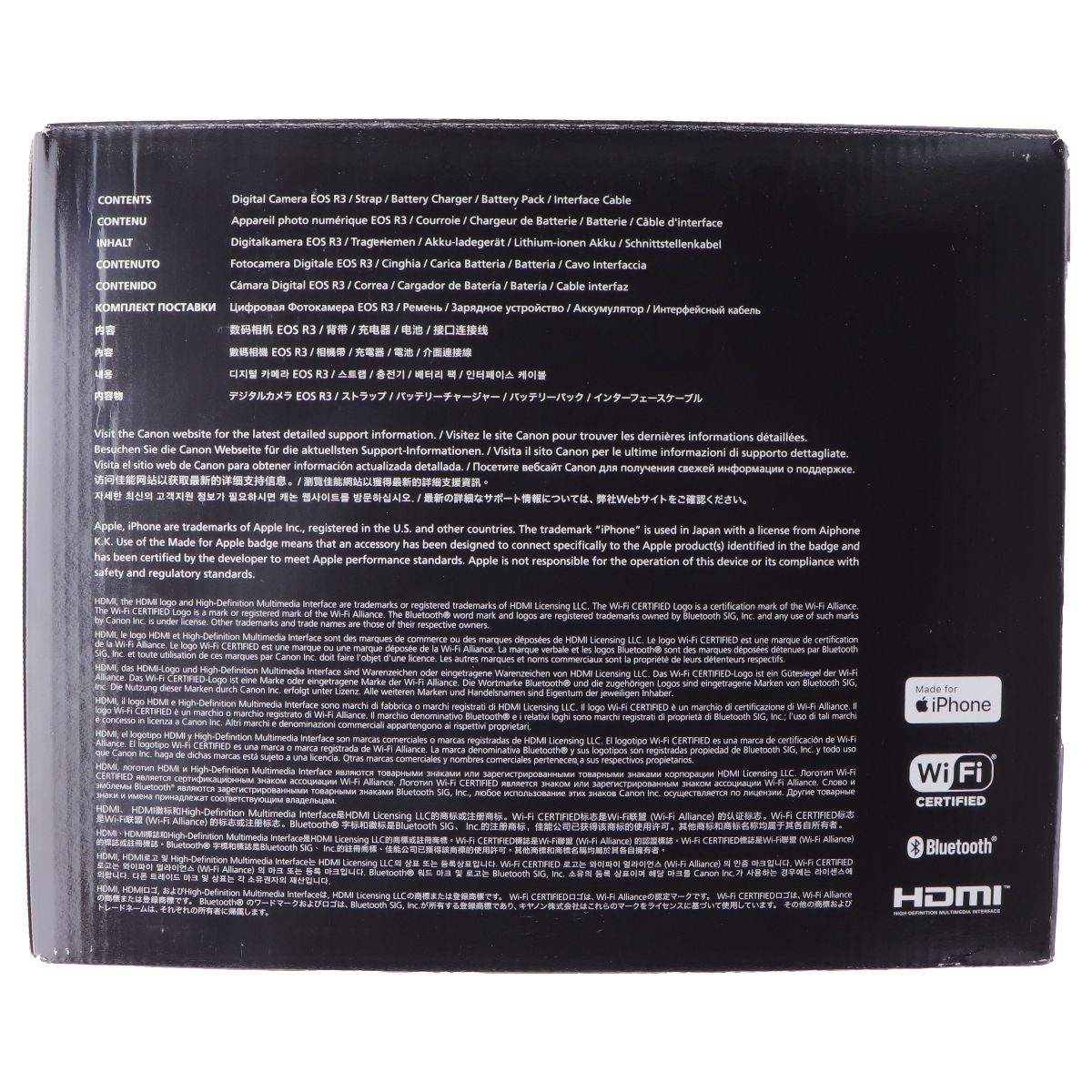 Canon EOS R3 Mirrorless Full-Frame Camera (Body ONLY) (DS126855) - Black Digital Camera - Digital & DSLR Cameras Canon - Simple Cell Bulk Wholesale Pricing - USA Seller