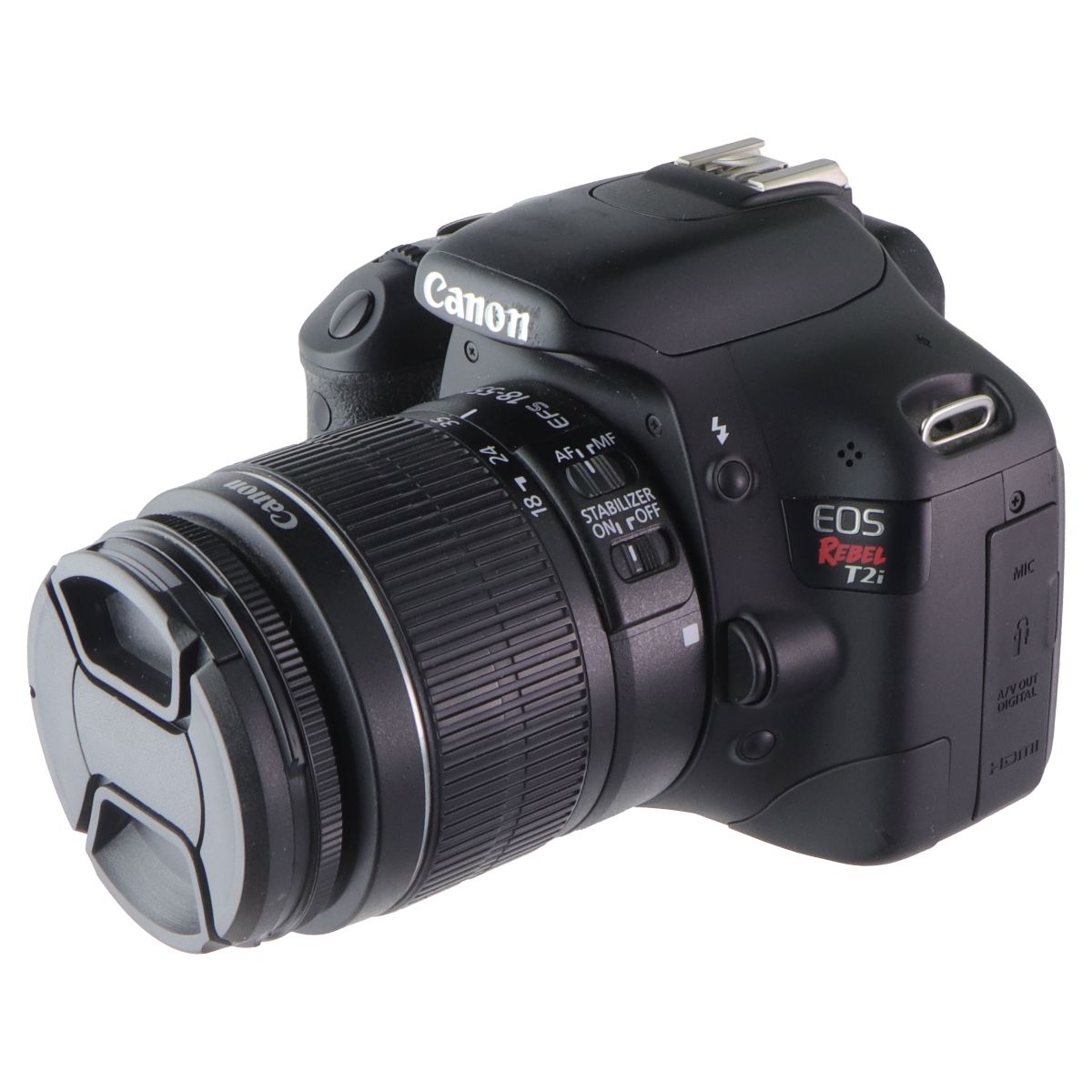 Canon EOS Digital Rebel T2i Digital Camera with 18-55mm f/3.5-5.6 Lens Digital Camera - Digital & DSLR Cameras Canon - Simple Cell Bulk Wholesale Pricing - USA Seller