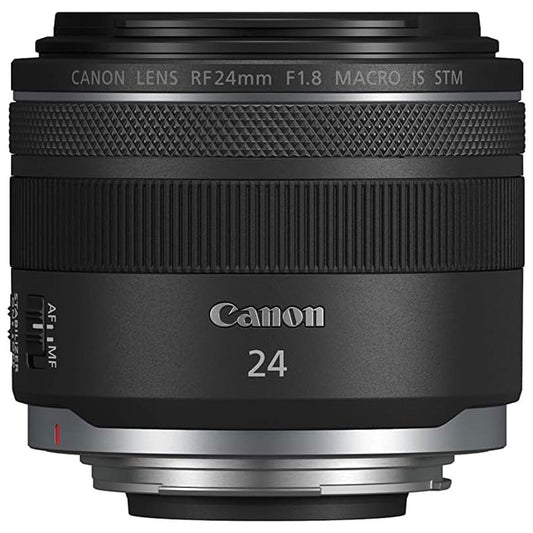 Canon RF 24mm F1.8 Macro is STM Wide Angle Fixed Focal Length Prime Lens Camera Accessories - Lenses Canon - Simple Cell Bulk Wholesale Pricing - USA Seller