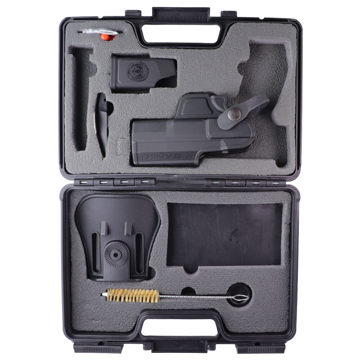 Canik TP9 9mm Pistol Hard Plastic Gun Case with some Accessories - Black Other Sporting Goods CANiK - Simple Cell Bulk Wholesale Pricing - USA Seller