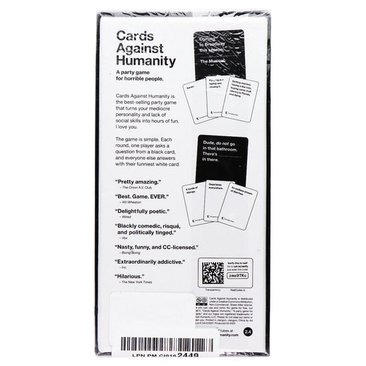 Cards Against Humanity Party Game - Updated for 2022 - (Recommended 17+) Toys & Hobbies - Collectible Card Games Cards Against Humanity    - Simple Cell Bulk Wholesale Pricing - USA Seller