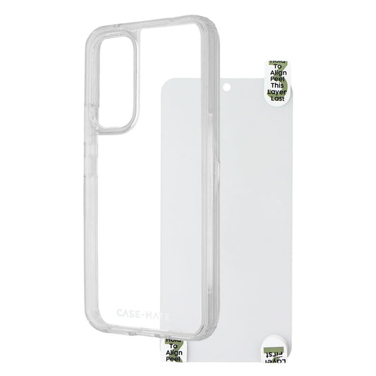 Case-Mate Protection Pack Case and Screen Protector for Galaxy A54 (5G) - Clear Cell Phone - Accessory Bundles Case-Mate - Simple Cell Bulk Wholesale Pricing - USA Seller