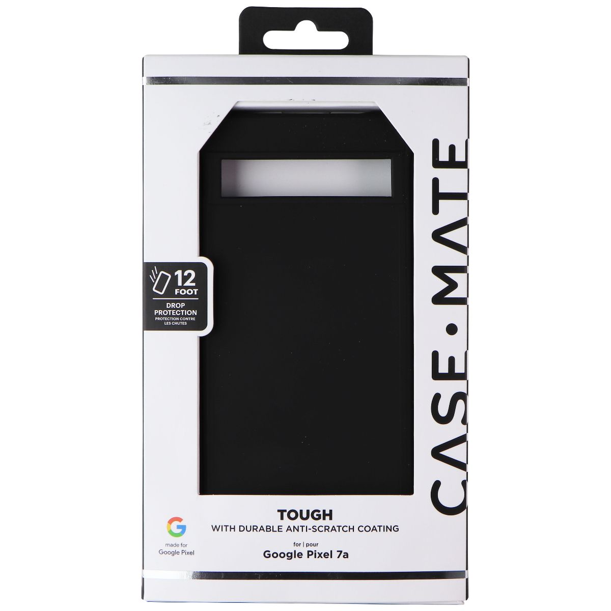 Case-Mate Tough Series Hardshell Case for Google Pixel 7a - Matte Black Cell Phone - Cases, Covers & Skins Case-Mate    - Simple Cell Bulk Wholesale Pricing - USA Seller