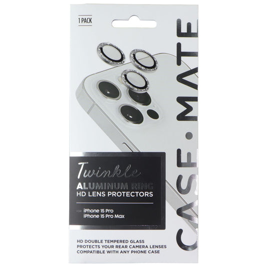 Case-Mate Aluminum Ring HD Lens Protectors for iPhone 15 Pro / Pro Max - Twinkle Cell Phone - Screen Protectors Case-Mate - Simple Cell Bulk Wholesale Pricing - USA Seller