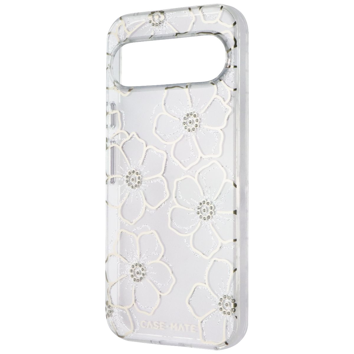 Case-Mate Hard Case for Google Pixel 9 Pro XL - Floral Gems Gold Cell Phone - Cases, Covers & Skins Case-Mate - Simple Cell Bulk Wholesale Pricing - USA Seller