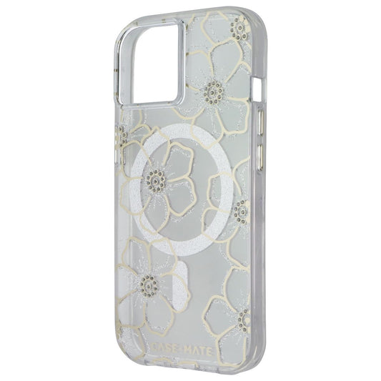 Case-Mate Case for MagSafe for Apple iPhone 16e/15/14/13 - Floral Gems Cell Phone - Cases, Covers & Skins Case-Mate - Simple Cell Bulk Wholesale Pricing - USA Seller