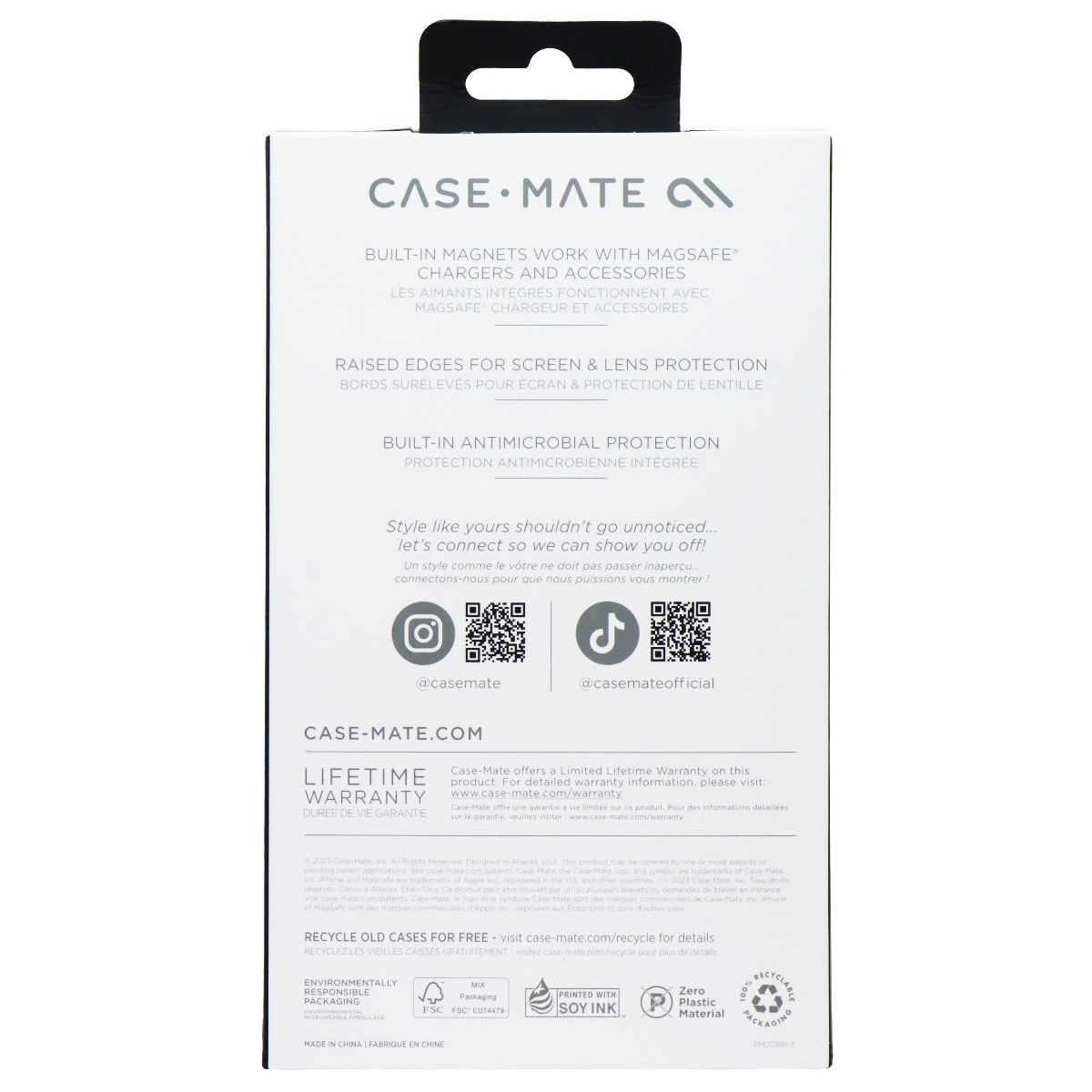 Case-Mate Case for MagSafe for Apple iPhone 16e/15/14/13 - Floral Gems Cell Phone - Cases, Covers & Skins Case-Mate - Simple Cell Bulk Wholesale Pricing - USA Seller