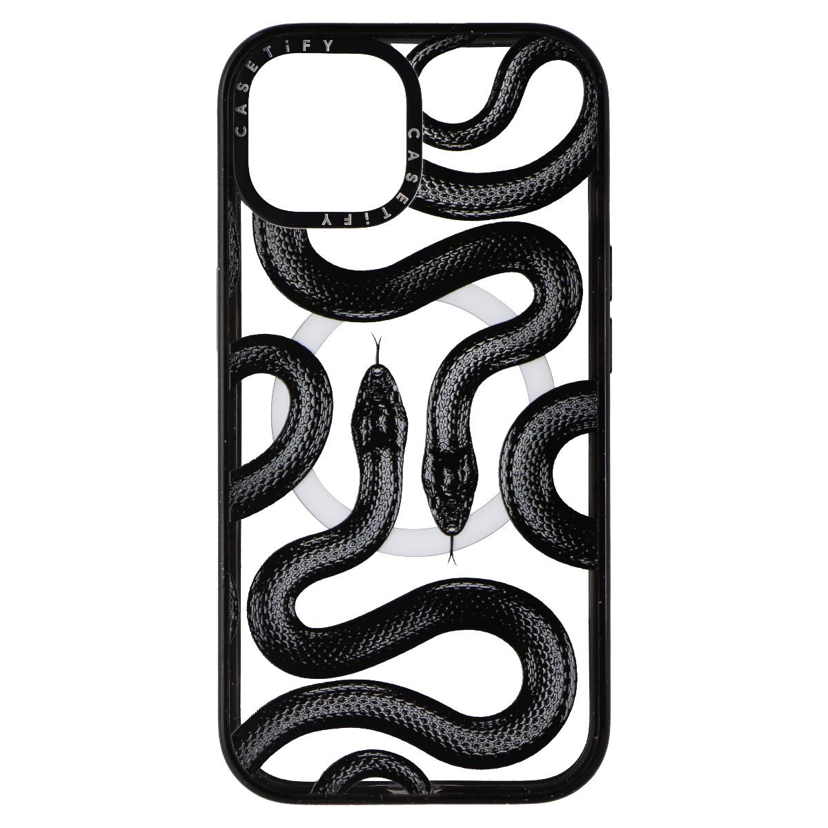 Casetify Impact Series Case for MagSafe for iPhone 15 - Black Kingsnake Cell Phone - Cases, Covers & Skins Casetify - Simple Cell Bulk Wholesale Pricing - USA Seller