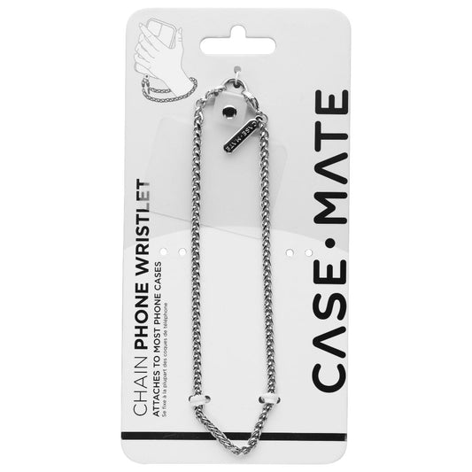 Case-Mate Detachable Chain Phone Wristlet for Smartphone Cases - Dainty Silver Cell Phone - Straps & Charms Case-Mate    - Simple Cell Bulk Wholesale Pricing - USA Seller