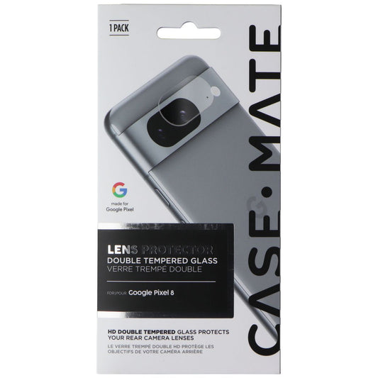 Case-Mate Lens Protector Double Tempered Glass for Google Pixel 8 - Clear Cell Phone - Screen Protectors Case-Mate    - Simple Cell Bulk Wholesale Pricing - USA Seller