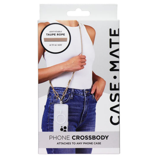 Case-Mate Adjustable Crossbody Lanyard for Case-Mate Phone Cases - Taupe Rope