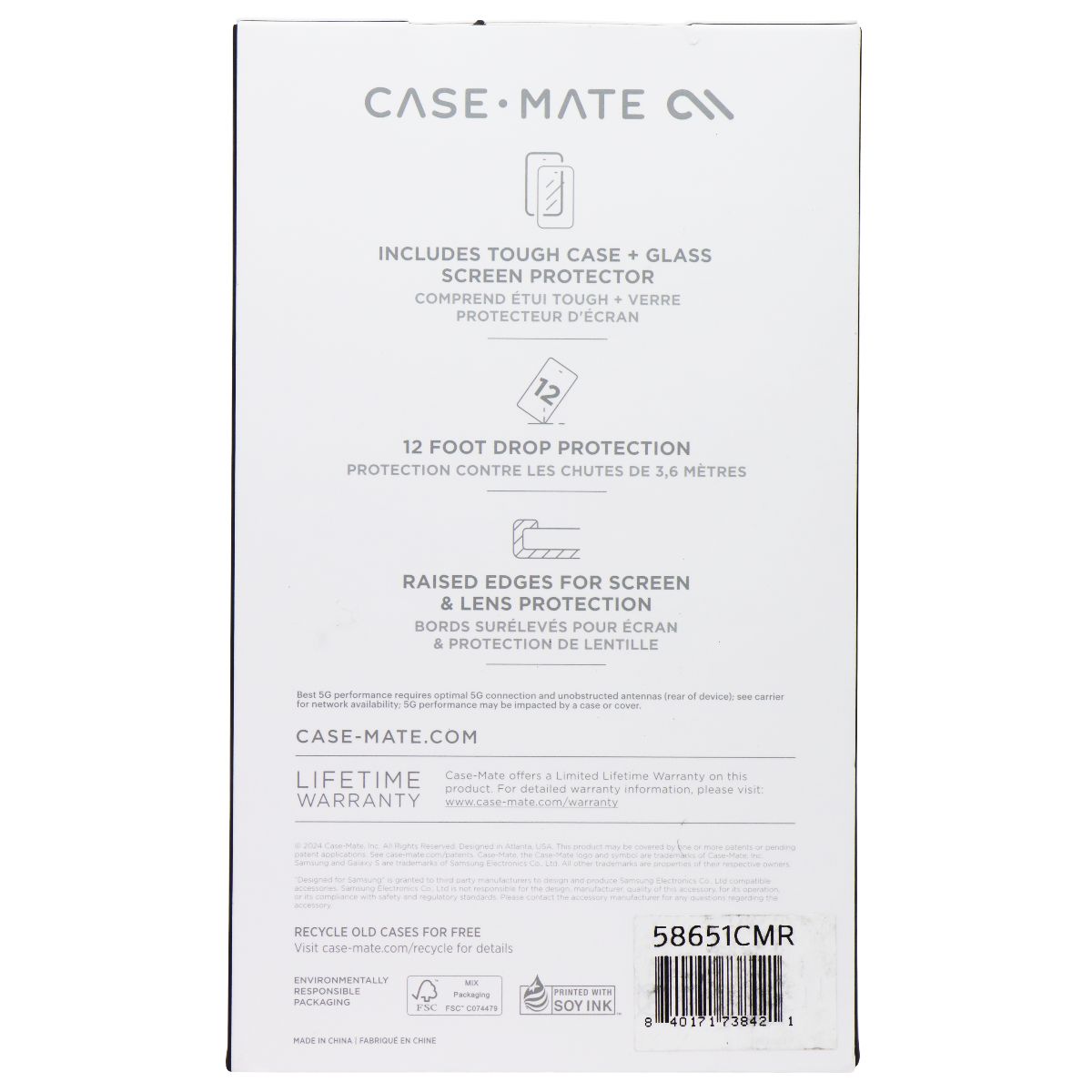 Case-Mate Protection Pack Case & Screen Protector for Galaxy A35 5G - Clear Cell Phone - Cases, Covers & Skins Case-Mate - Simple Cell Bulk Wholesale Pricing - USA Seller