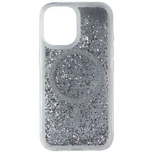 Case-Mate Waterfall Case with MagSafe for Apple iPhone 16 - Silver Glitter
