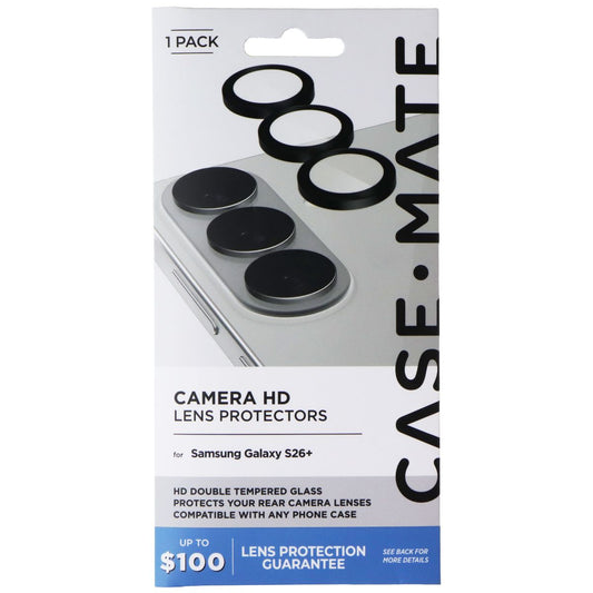 Case-Mate Camera HD Lens Protectors for Samsung Galaxy S26 Plus - Black Cell Phone - Screen Protectors Case-Mate - Simple Cell Bulk Wholesale Pricing - USA Seller