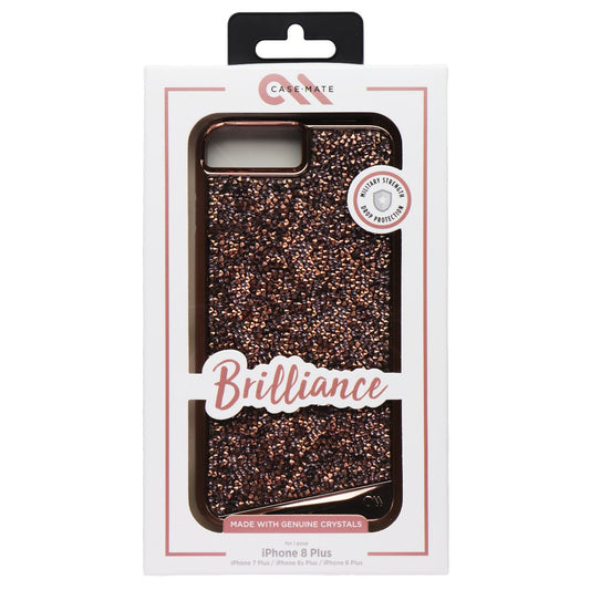 Case-Mate Brilliance Case for Apple iPhone 8 Plus - Rose Gold Cell Phone - Cases, Covers & Skins Case-Mate    - Simple Cell Bulk Wholesale Pricing - USA Seller